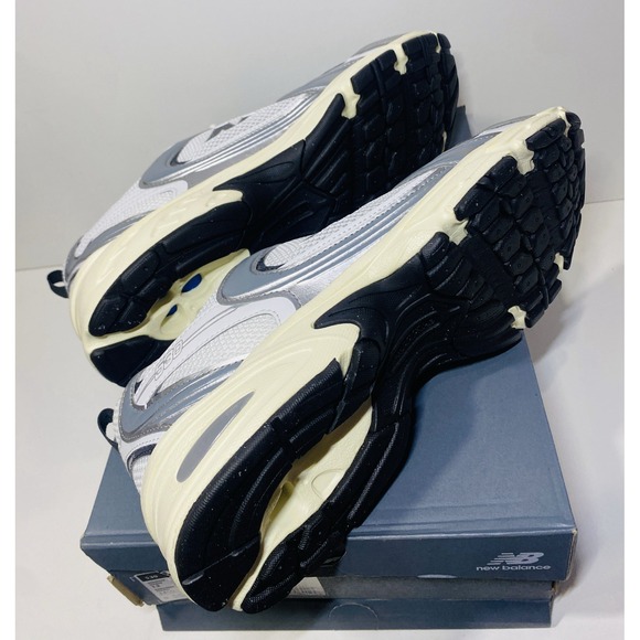 New Balance 530 Silver Metallic Black Cement U530ESA Size 13 Men White Mesh main image 7